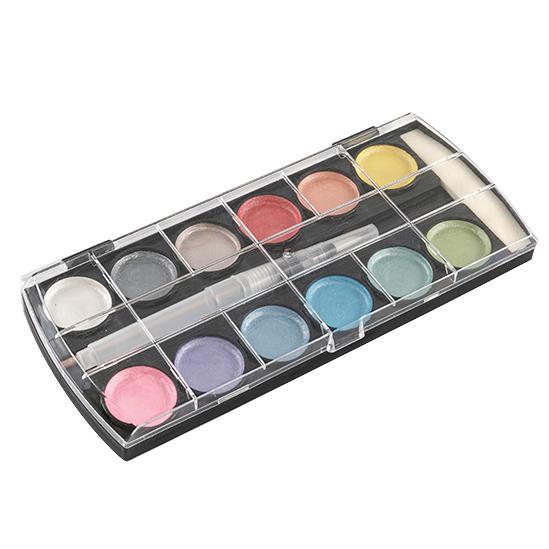 12 Kulay Metallic Watercolor Paints