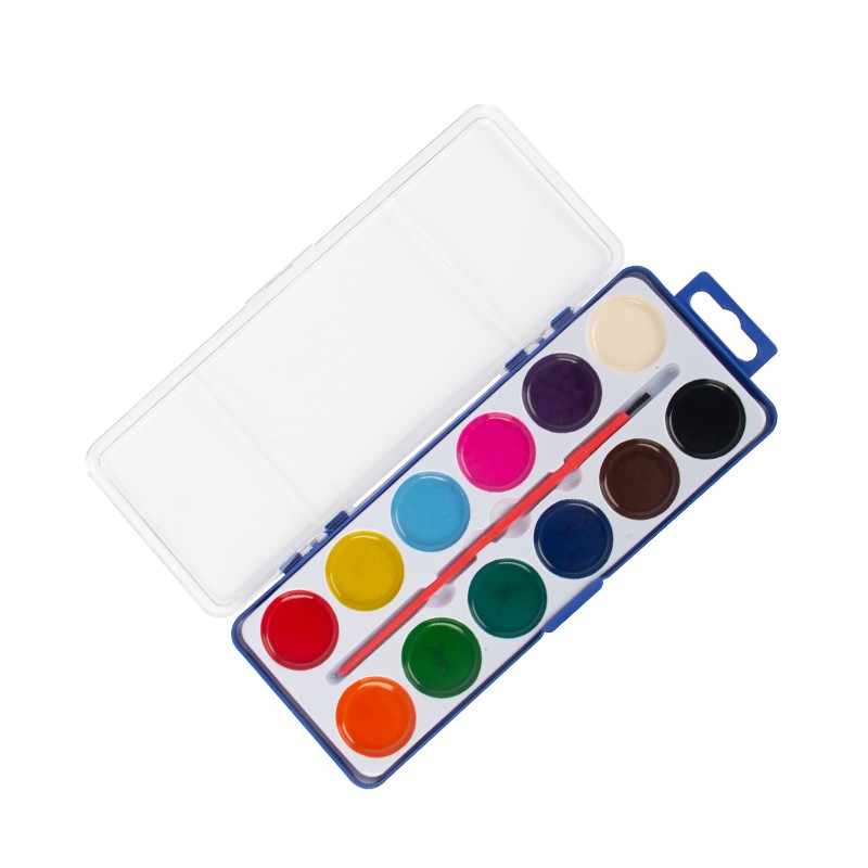 12 Colors Watercolor Paint Set na May Gift Box