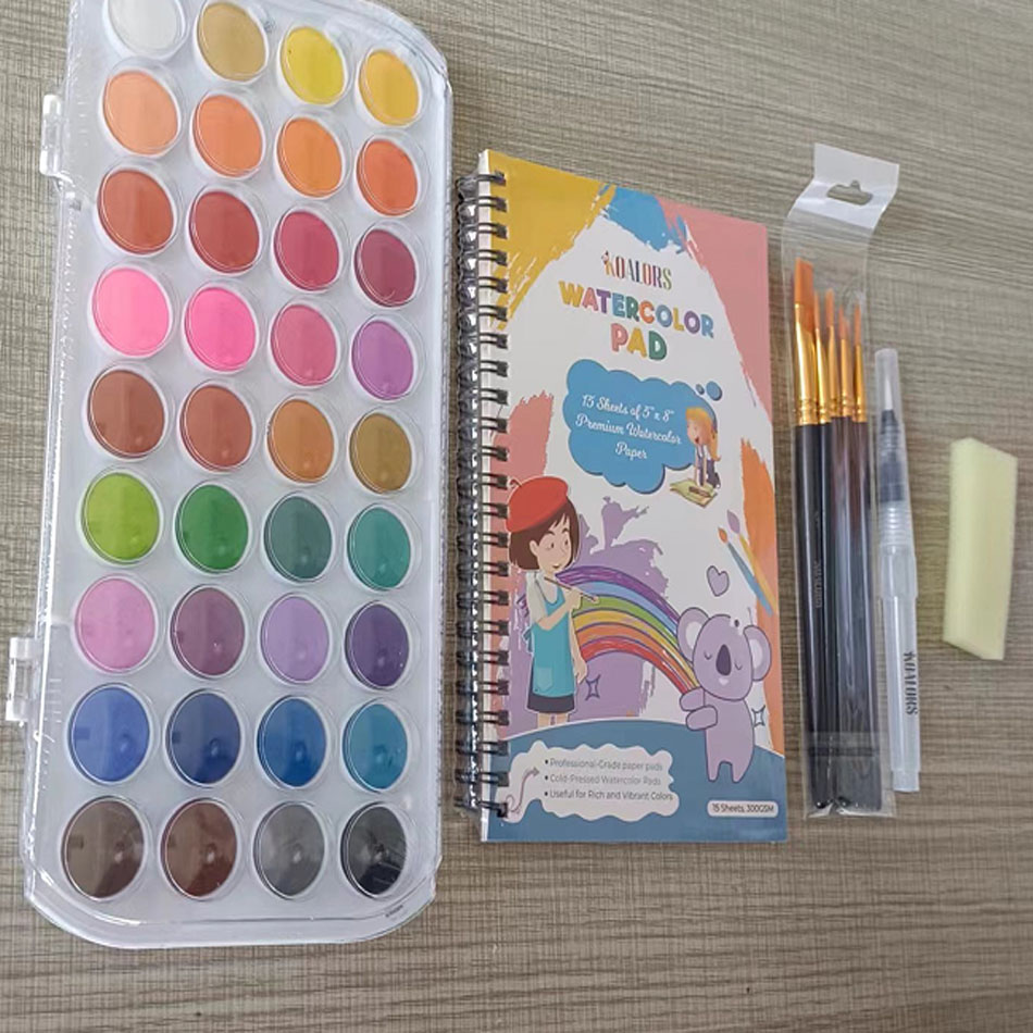 Bagong natatanging mataas na kalidad na watercolor paint set na paghahatid sa Pakistan