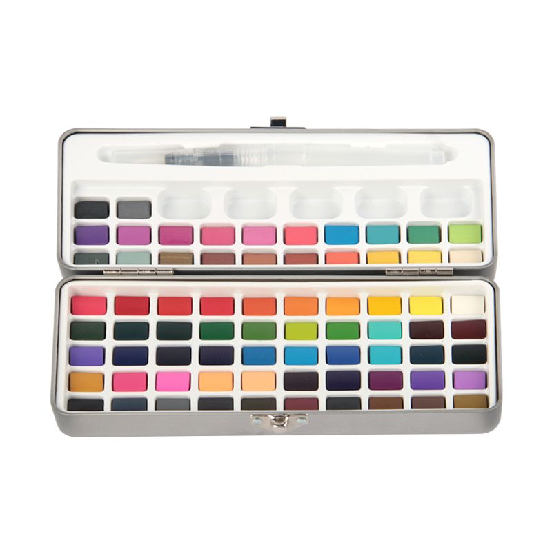 72 Colors Watercolor Paint Set na May Gift Box