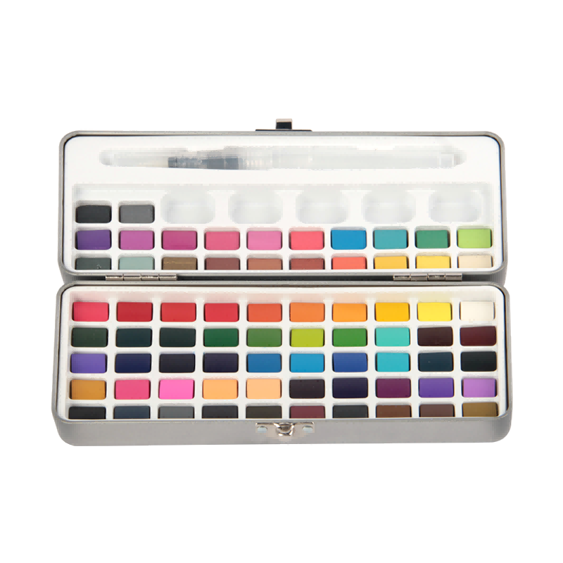 72Colors Watercolor Paint Set na May Gift Box