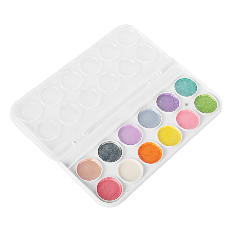 Watercolor Paint Metallic Set 12 Kulay